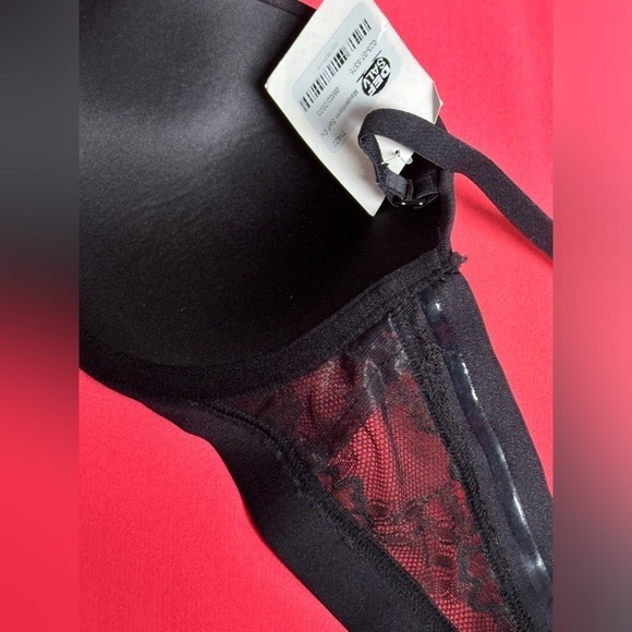 BRA 36C Black MAIDENFORM se1102 push-up, underwire, convertible strapless 3438 L - Picture 10 of 11